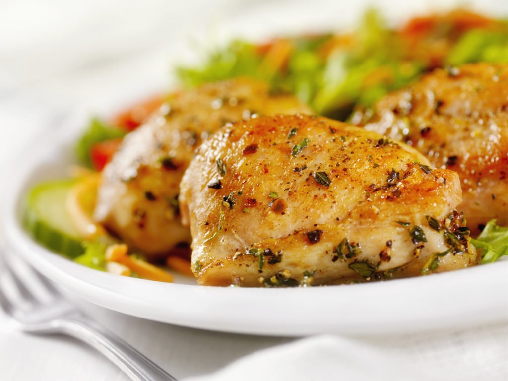 Grilled Chicken with a side salad